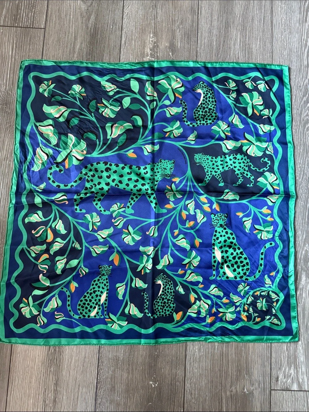 Jessie Zhao Double-sided Silk Scarf